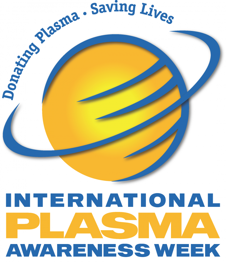 International Plasma Awareness Week Donating Plasma